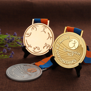 Turnmeisterschaft Rose Gold Soccer Awards Logo-Medaille (8)